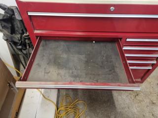 12 Drawer Superwide Tool Trolley with Ball Bearing Slides and Worktop.