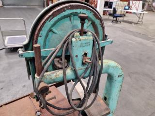 Vintage The Driver Inc Electric Band Saw w/ Wood Stand