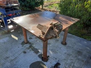 Industrial Plate Steel Table (Welding Table)
