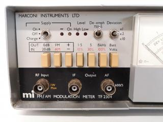 Vintage Marconi Instruments FM/AM Modulation Meter TF 2304