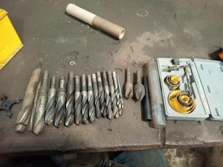 Lot of Large Drill Bits