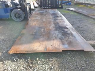 Large Sheet of 8mm Bisalloy Plate Steel