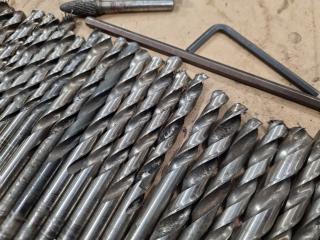 61x Assorted Jobber Drill Bits & More