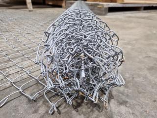Partial Roll of Steel Wire Fencing