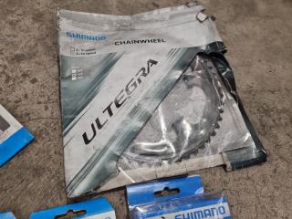 Assorted Shimano Branded Bike Parts & Components