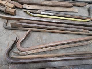 Assorted Vintage Chisels & Pry Bars & More