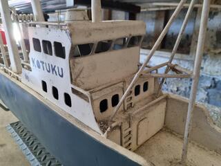 Steel Custom Built Model of Fishing Vessel Kotuku