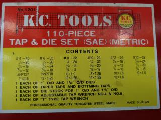 KC Tools Metric & Imperial Tap & Die Set