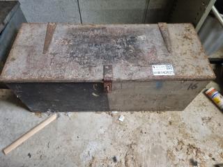 Antique Tool Box and Tools 