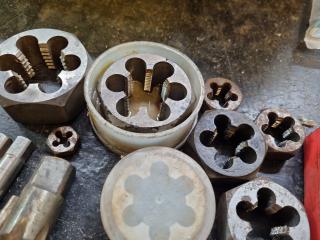 Assorted Threading Taps and Dies