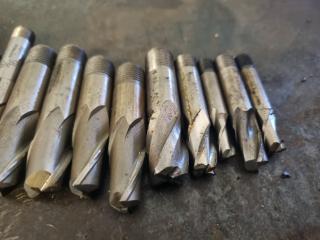 Large Lot of Milling Machine Endmills 