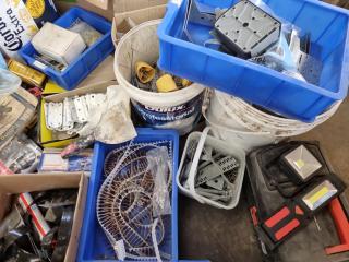 Assorted Building Supplies, Fastening Hardware, & More