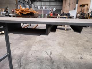Heavy Duty Steel Plate Topped Workbench