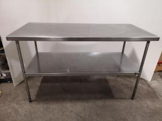 Stainless Steel Commercial Kitchen Prep Bench Table