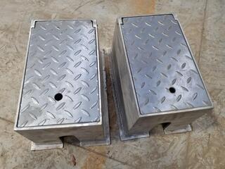 2x In-Groumd Water Distribution Box w/ Access Doors