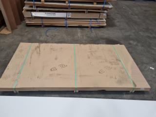 3 Panels of Woodgrain Laminated MDF (18mm)