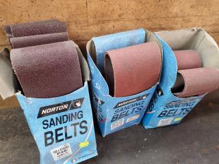 Assorted Sanding Rolls and Belts