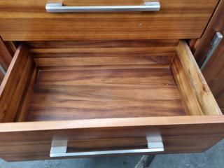 All Wood Side Cabinet / Drawer Unit