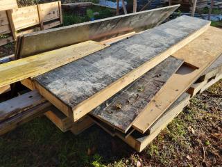 Wooden Concrete Former Frames, Plywood Sheets, Wood Boards