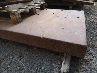 Heavy Cast Steel Workbench Table Top