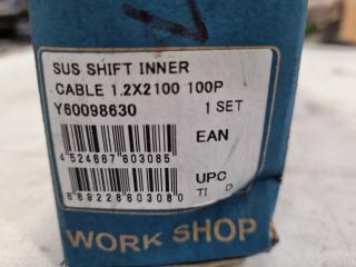 Shimano Shift Cables, 1.2x2100mm, Bulk Box