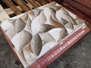 450x300mm Ceramic Wall Tiles, 1.62m2 Coverage