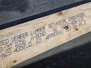 5x Structural LVL Laminated Veneer Lumber Boards