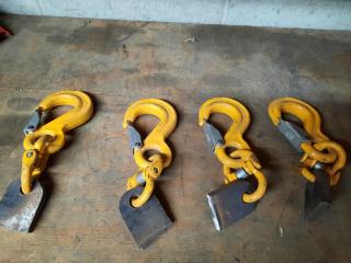 4 x Yoke (7+2-8 7P TPR) Lifting Hooks