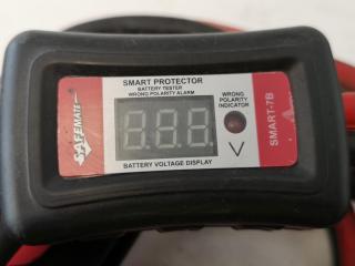SafeMate Smart 7B Jumper Cable w/ Digital Battery Voltage Display