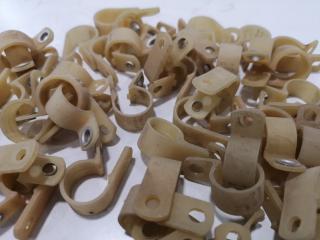 50x Aviation Plastic Loop Clamps for Wire Support Type MS25281 R10