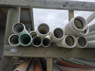  Large Lot of PVC Pipe 