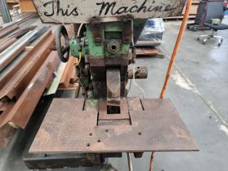 "Muhr Und" Three Phase Flywheel Punch and Shear Machine