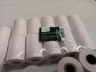 38x 57mm Wide Thermal Receipt Paper Rolls