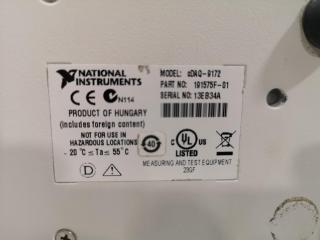 National Instruments NI cDAQ-9172 Compact DAQ Chassis w/ 3x Modules & Case