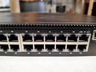 Dell N2048s Networking Managed 10Gbe SFP+ 48 Ethernet Ports L3 Switch.