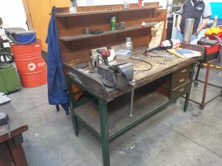 Heavy Duty Workbench with Vice