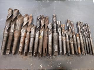 22x Assorted Morse Tapper Mill Drill Bits