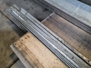 19x Galvanised Steel Bar Lengths