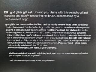 GHD Glide Smoothing Hot Brush Gift Set