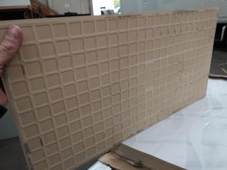 600x300mm Ceramic Wall Tiles, 5.4m2 area coverage