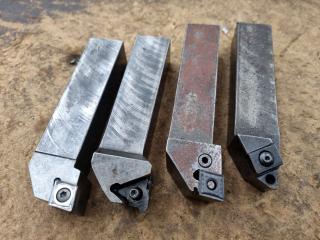 4x Indexable Lathe Turning Tools