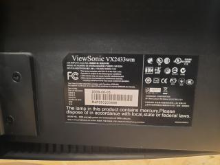 View Sonic VX2433wm 24" Wide-Screen 1080P LCD Monitor