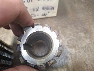 5 x Gear Hobber Cutters