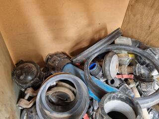 Assorted PVC & Brass Pipe Fittings, Couplings, & More