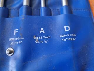 6-Piece Telescoping Gauge Set, 8-150mm Range