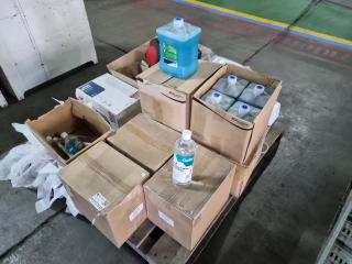 Pallet of Cleaning Supplies