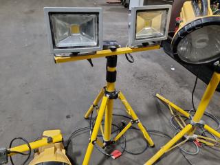 3x Sets of LED & Flourecent Work Lights