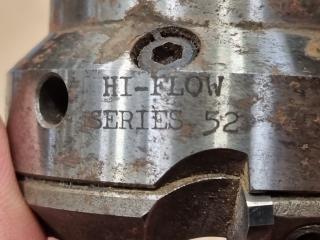 Clarkson Hi-Flow Series Indexable Mill Cutter, 2" Diameter