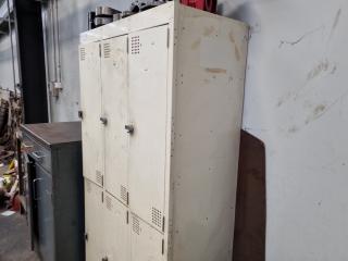 6-Door Steel Personnel Locker Unit