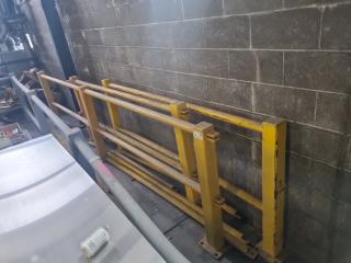 3 x Steel Safety Barriers